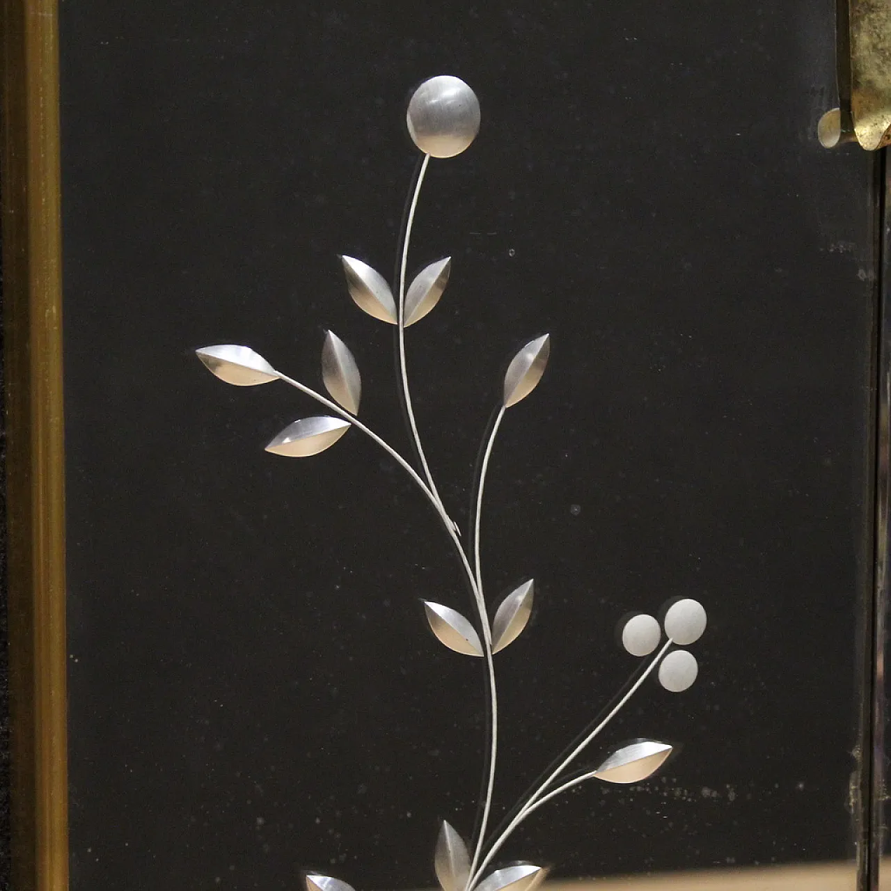 Italian mirrored coat rack, Mid 20th century 4