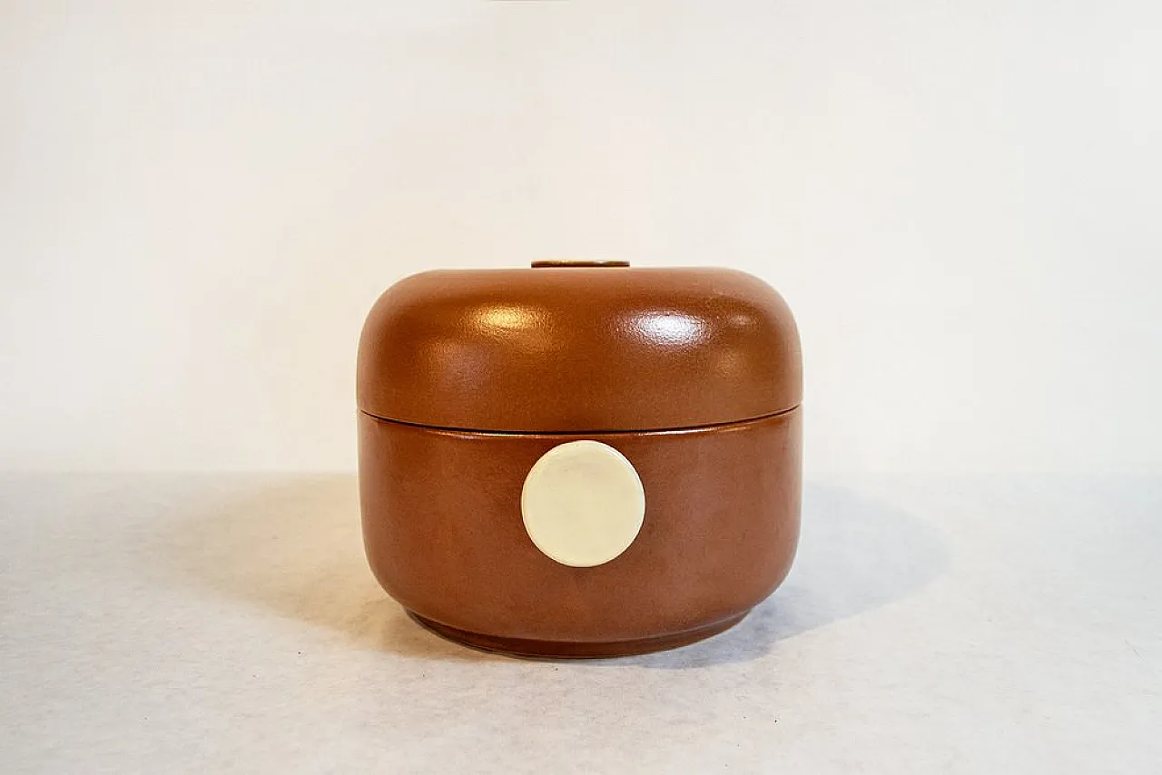 Zuppiera Rometti in ceramica, anni '60 2