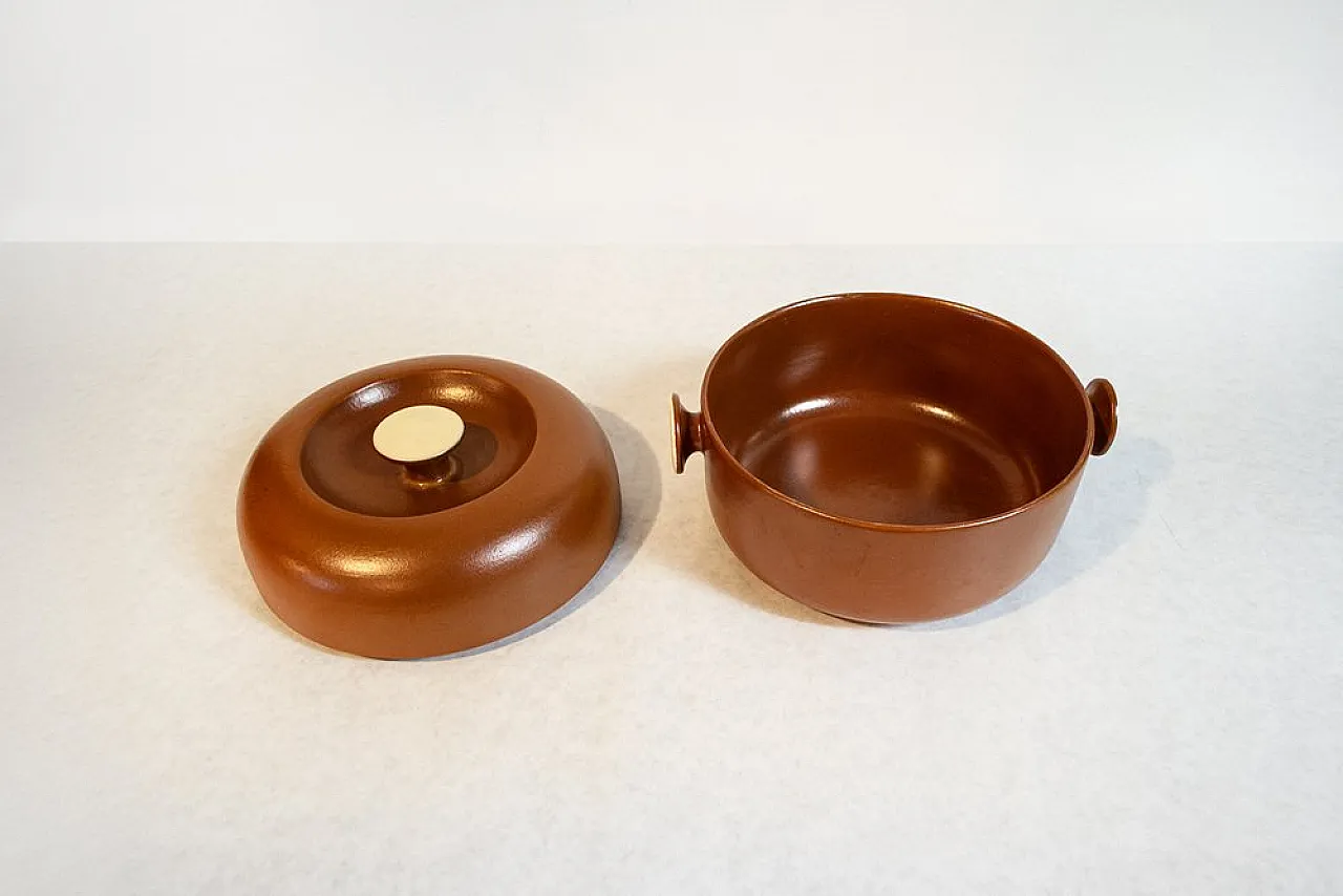 Zuppiera Rometti in ceramica, anni '60 3