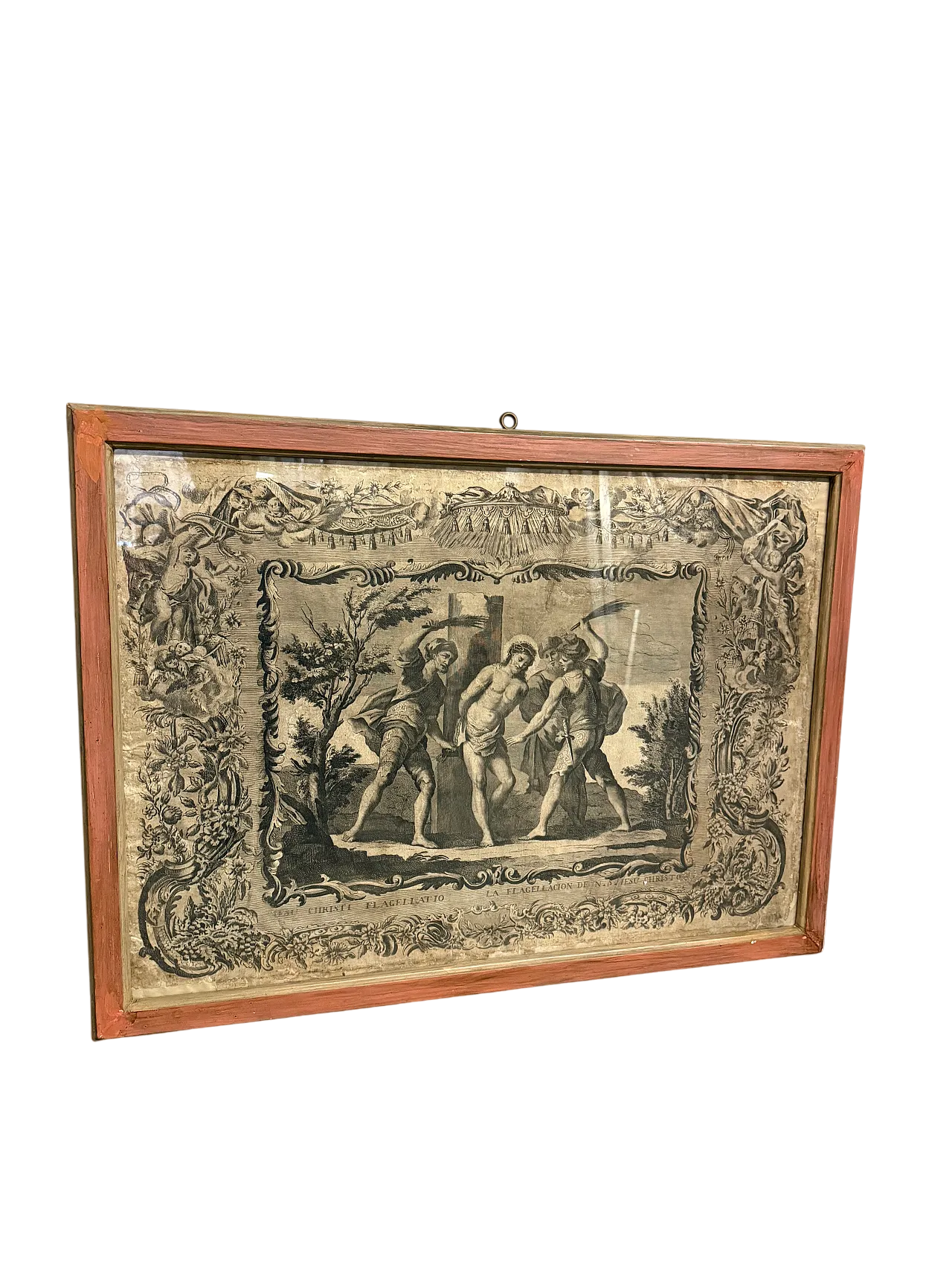 Etching of the flagellation of Christ, 16th century 10