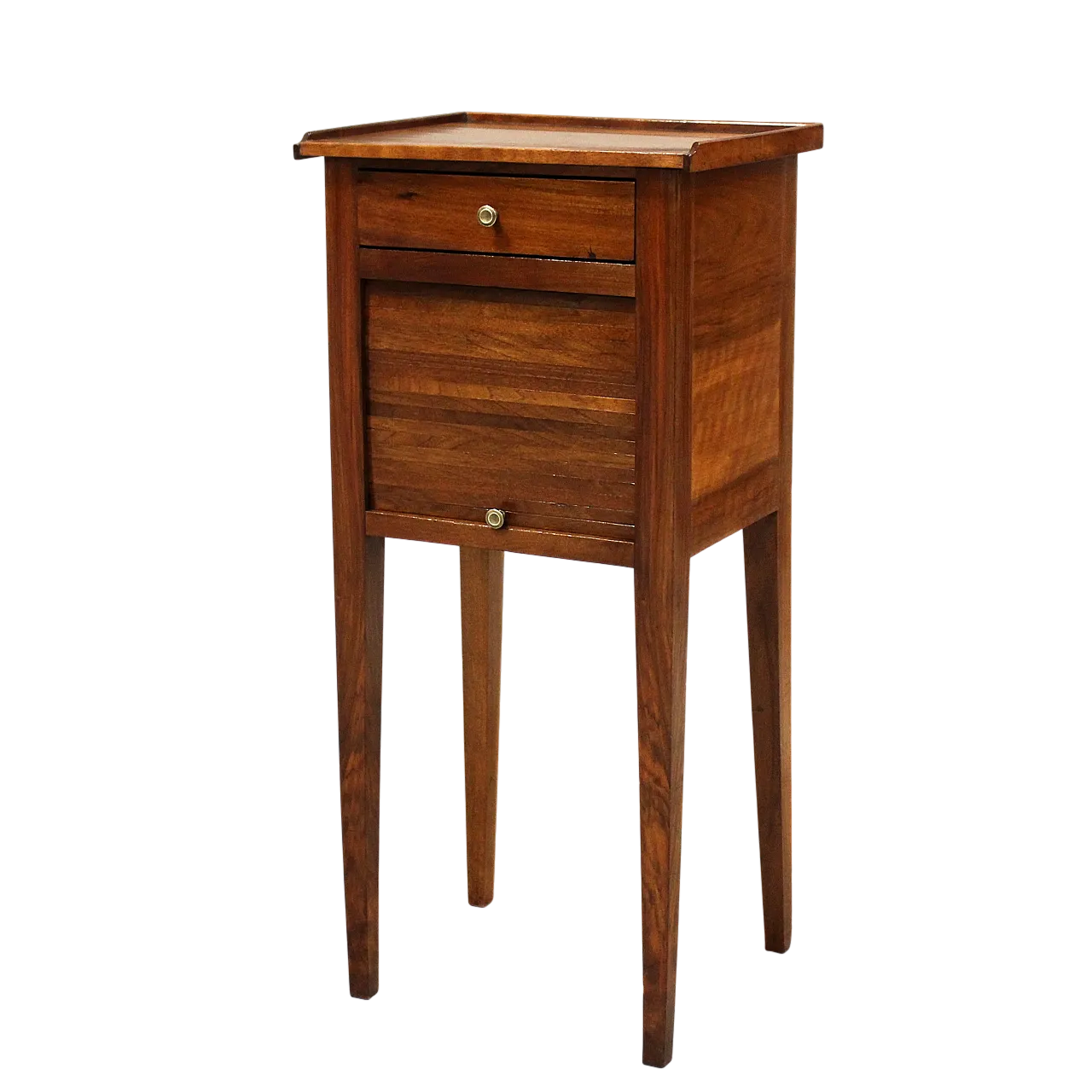 Comodino Direttorio in noce '700 Italia 11