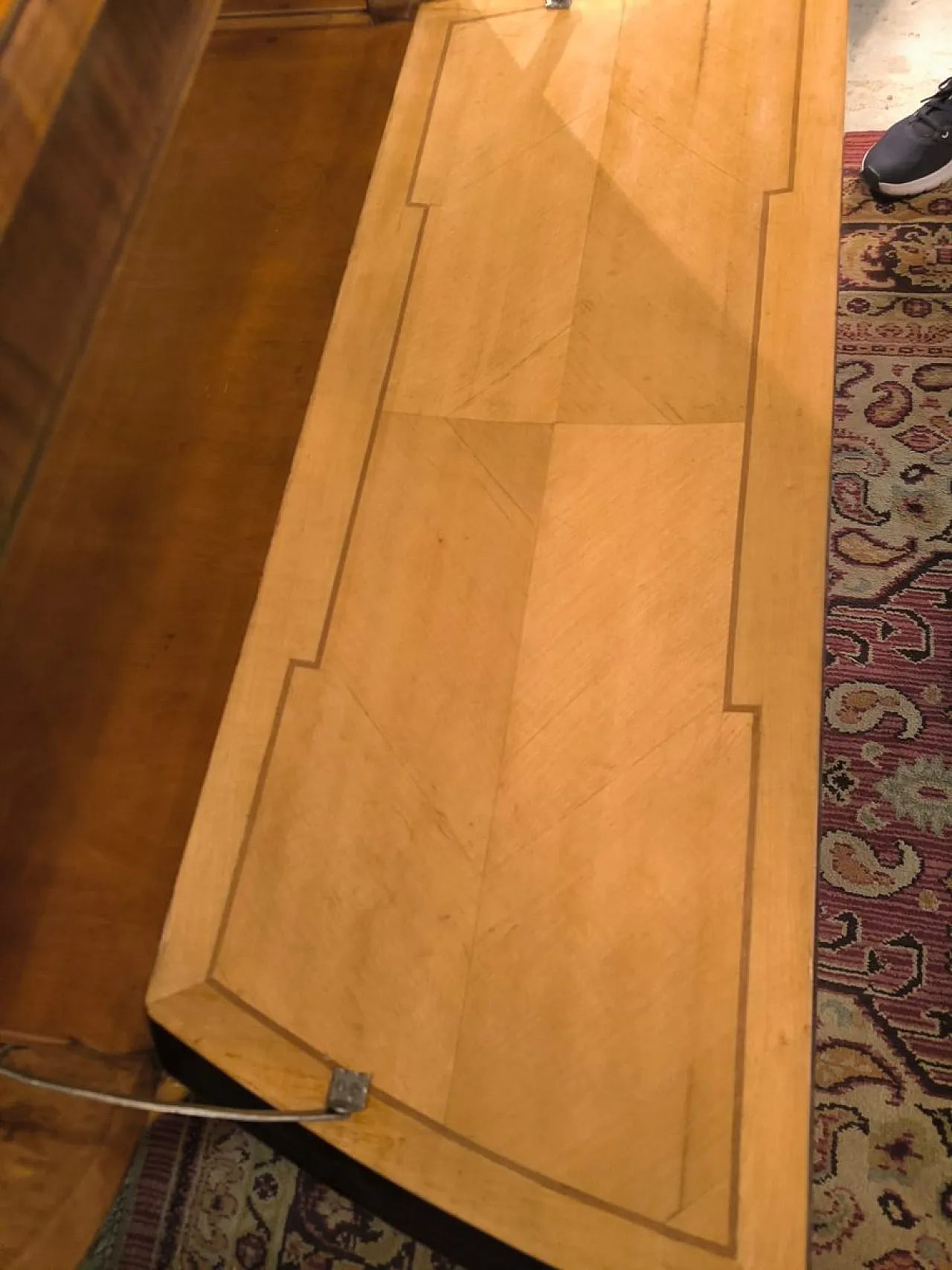 Cornelio Ferrandi, mobile bar intarsiato a mano, anni '60 24