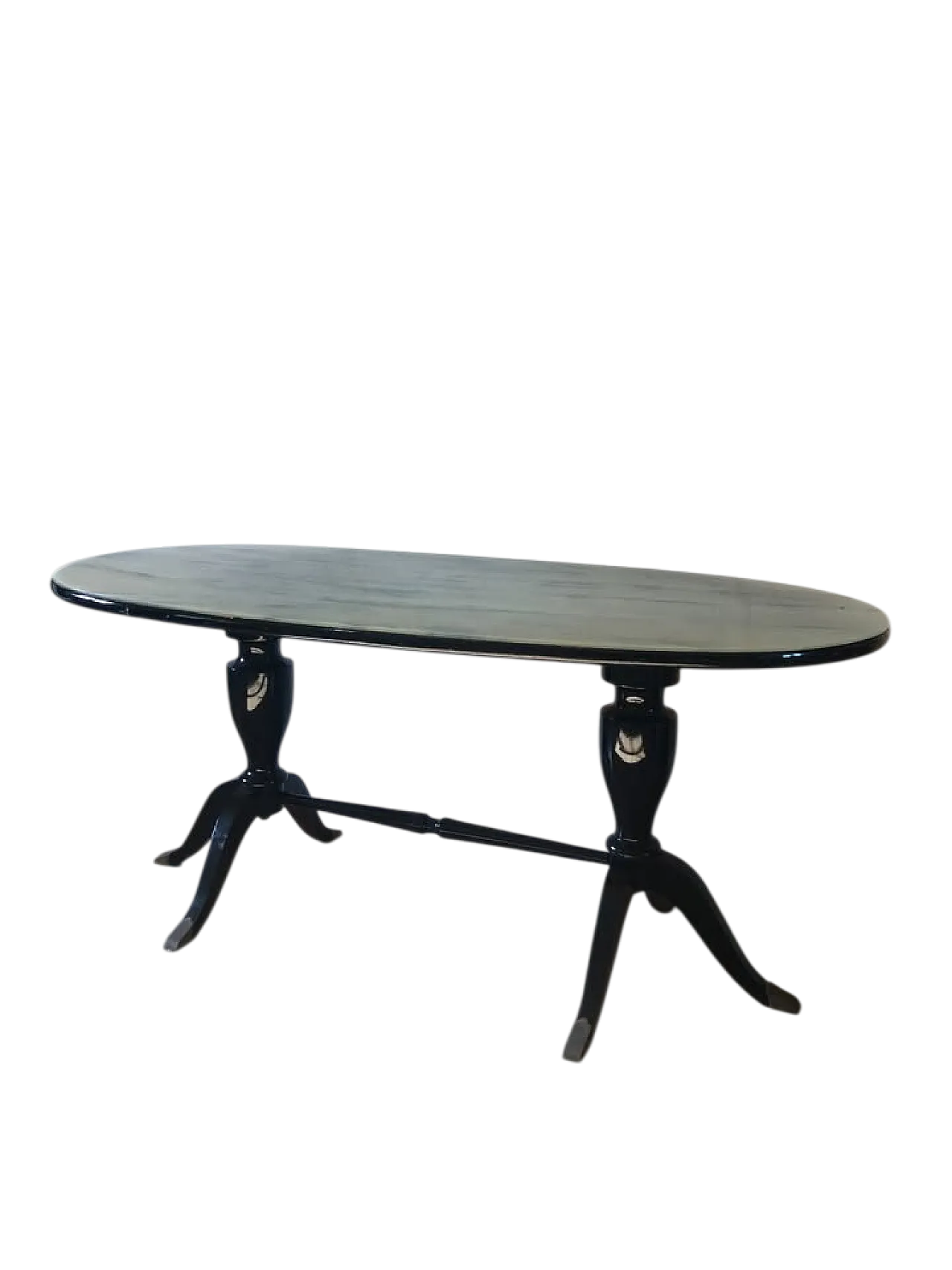 Table with glass top, 70s 7