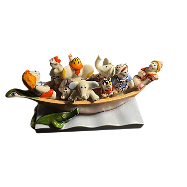 Villeroy & Boch Sport Benedikt Gita in barca in Congo, anni '80