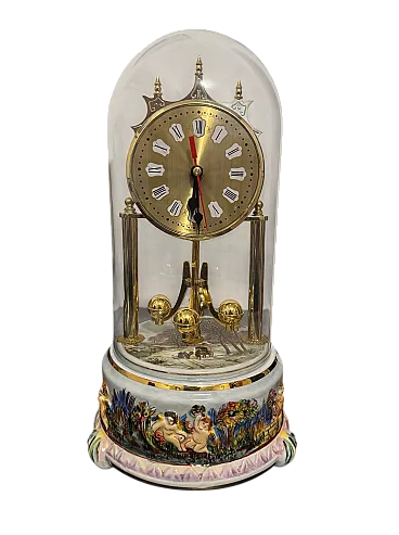 Orologio di porcellana di Capodimonte, 70s