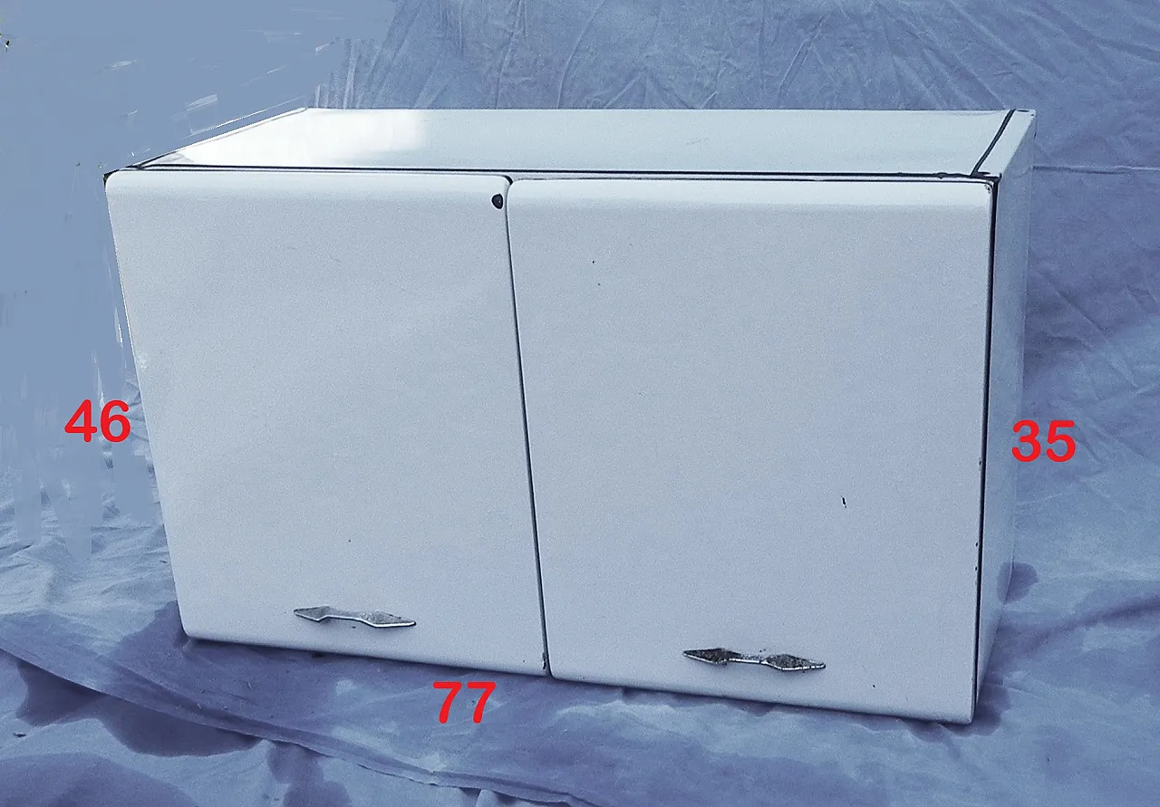 Pensile in lamiera smaltata, anni '50 1