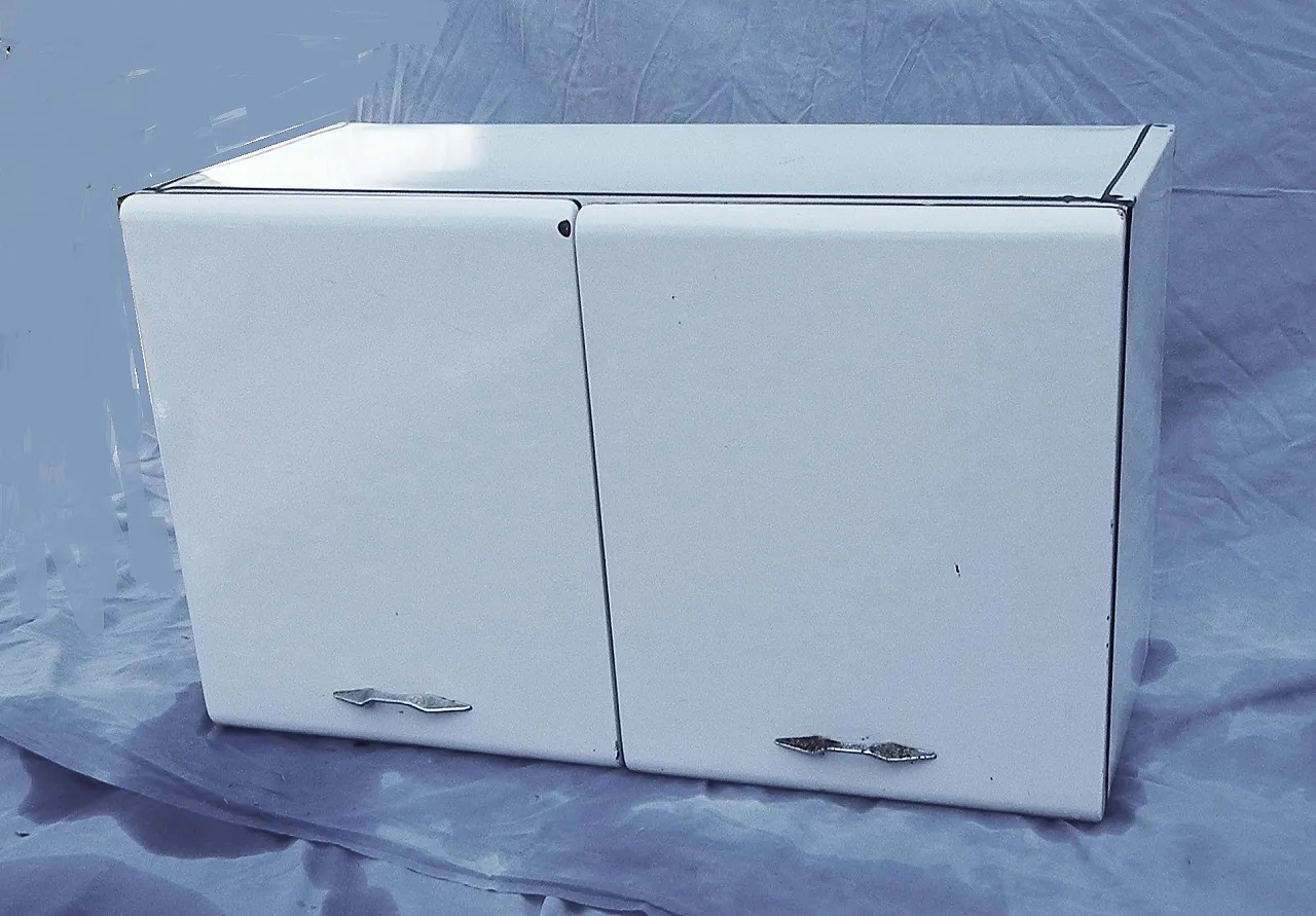 Pensile in lamiera smaltata, anni '50 2