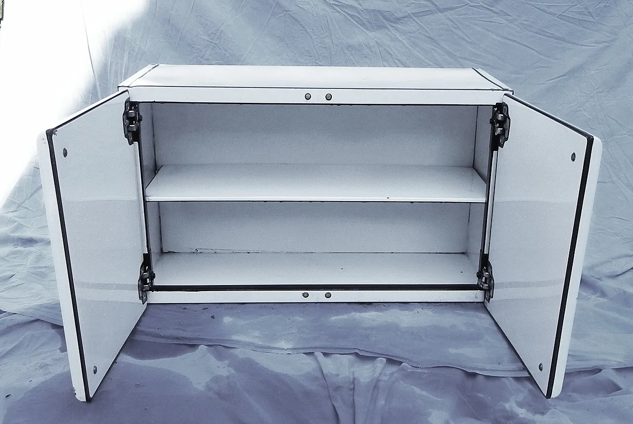 Pensile in lamiera smaltata, anni '50 3