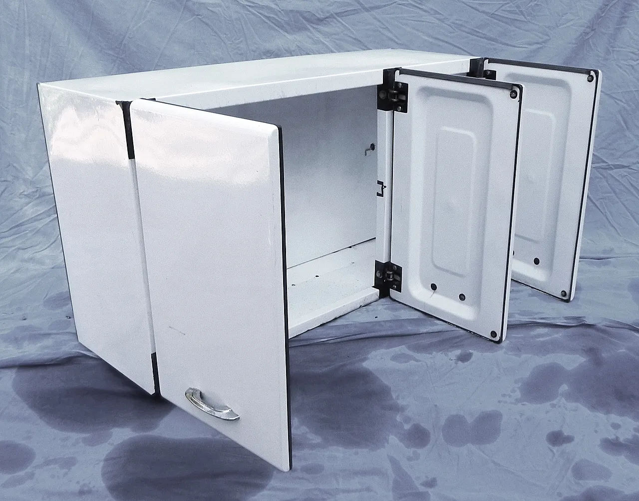 Pensile in lamiera smaltata, anni '50 5