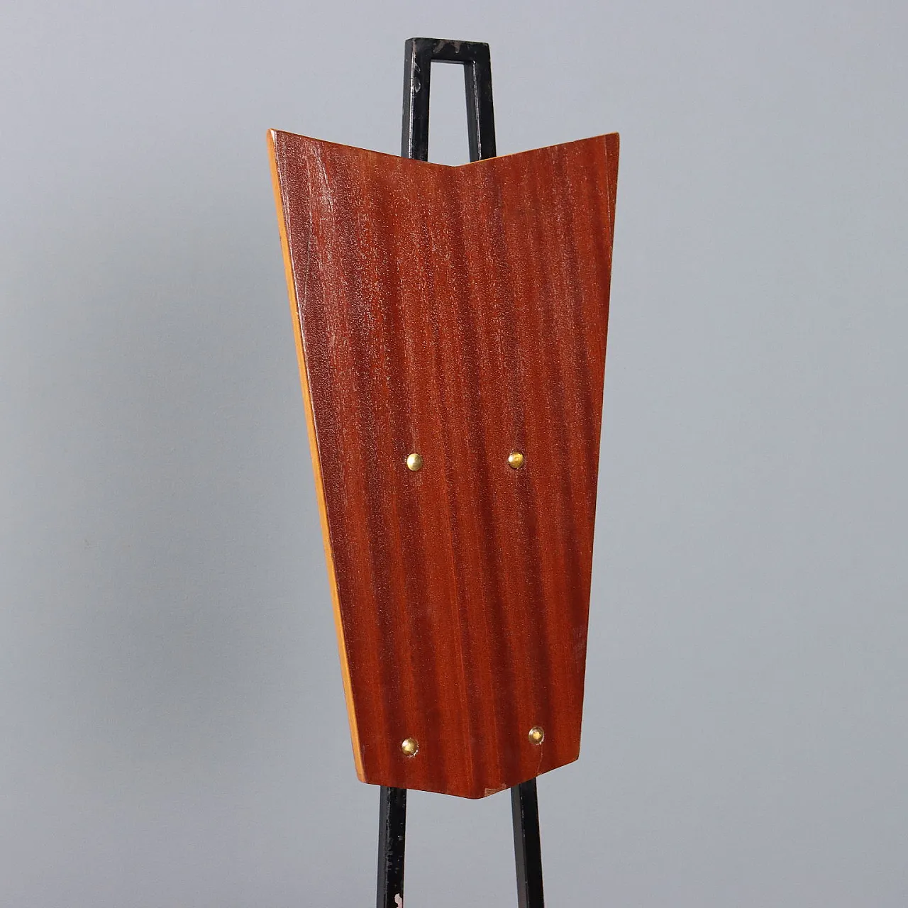 Sedia in metallo laccato con seduta e schienale in multistrato, '900 3