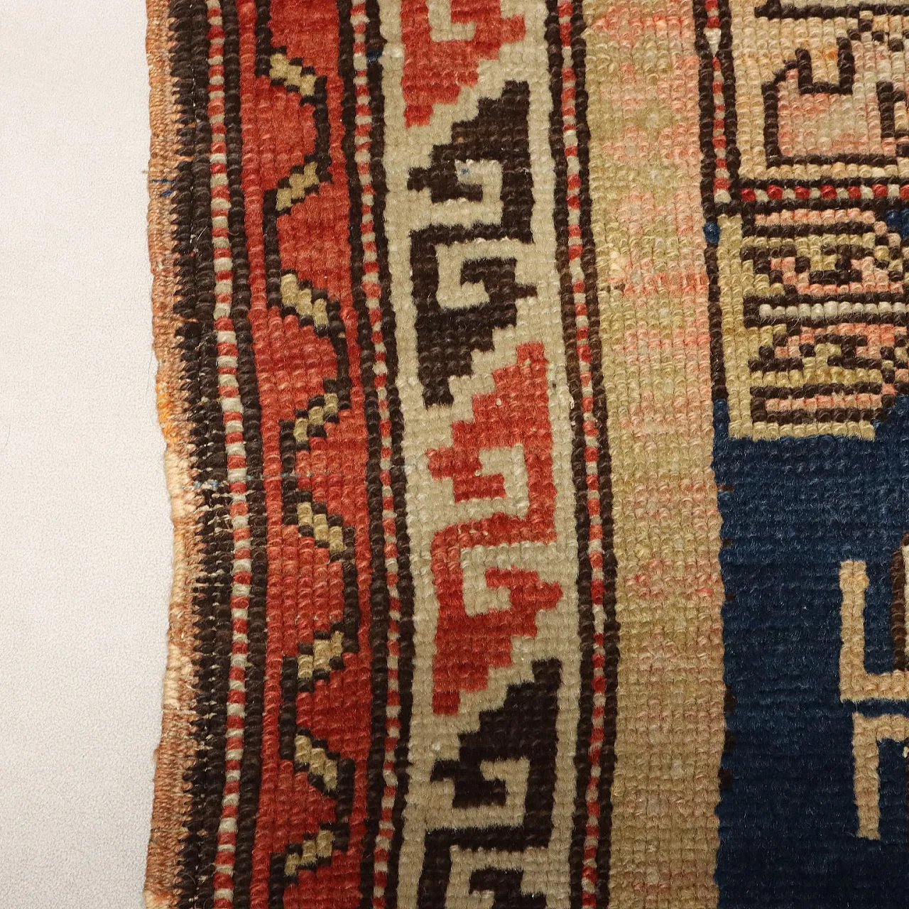 Kazak wool rug, fine knot, handmade, 20th century 8