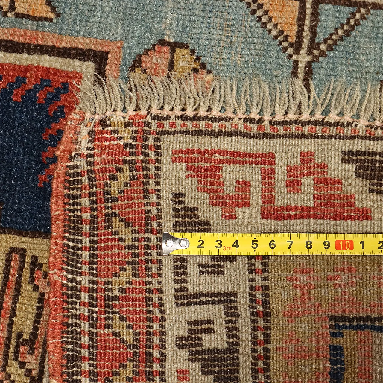 Kazak wool rug, fine knot, handmade, 20th century 9