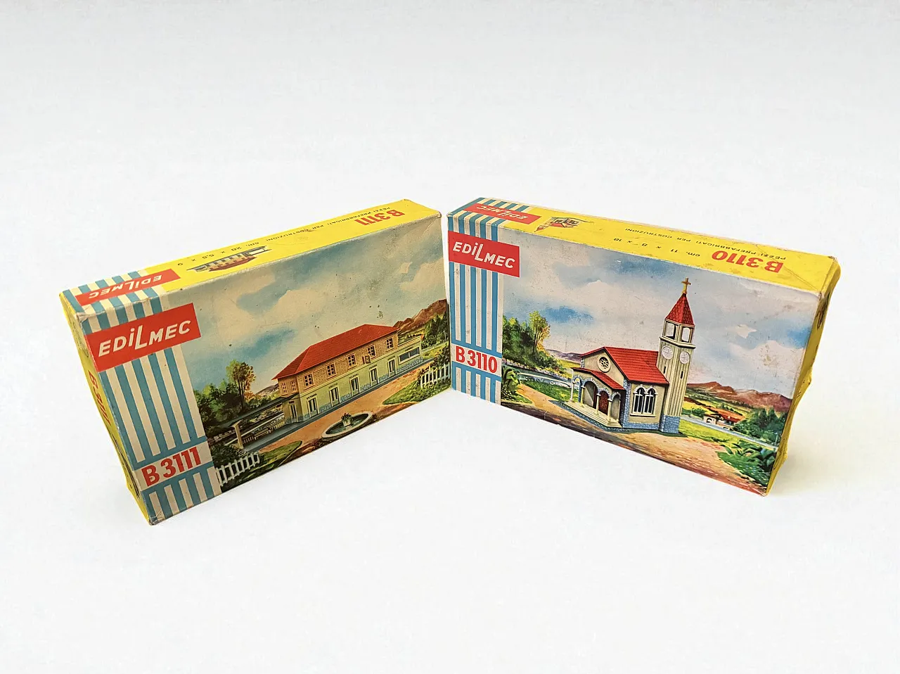 Pair of Edilmec CoMa assembly kits from the 1960s 1