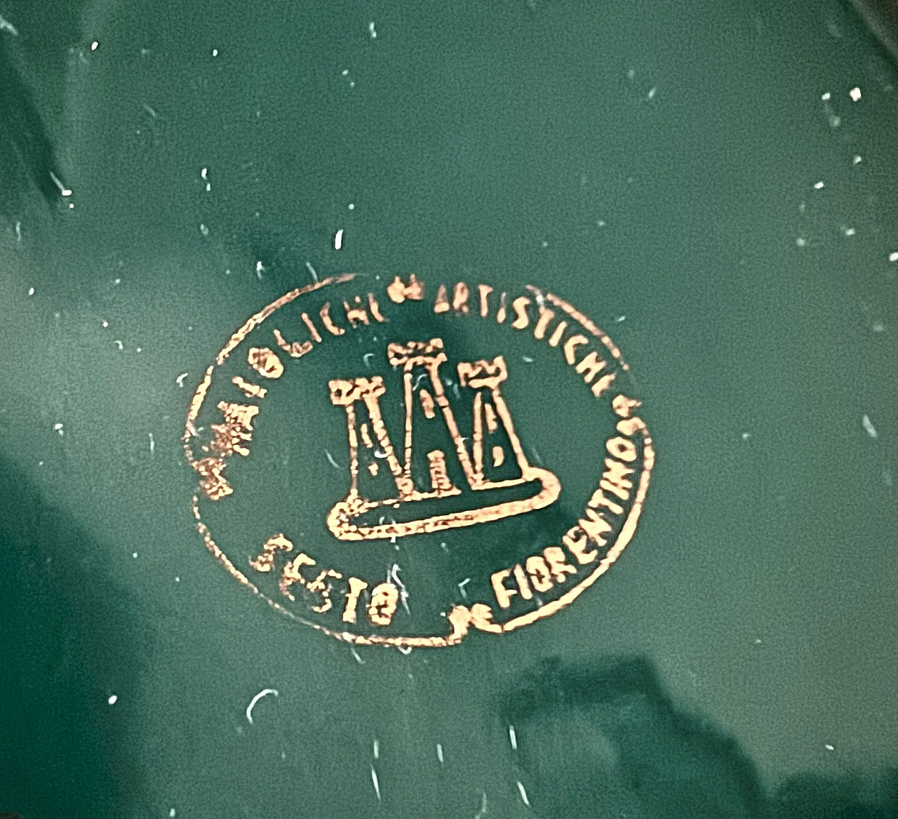 Fruttiera centrotavola in ceramica di Sesto Fiorentino 1