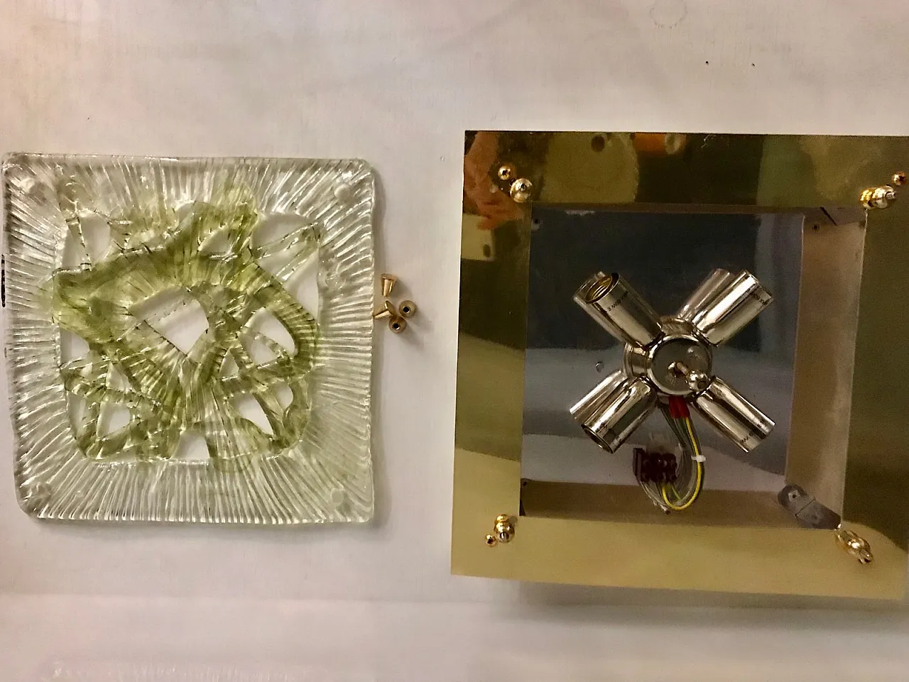 Murano glass ceiling lamp by La Murrina, 1970s 2