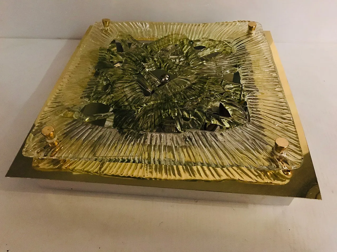 Murano glass ceiling lamp by La Murrina, 1970s 6