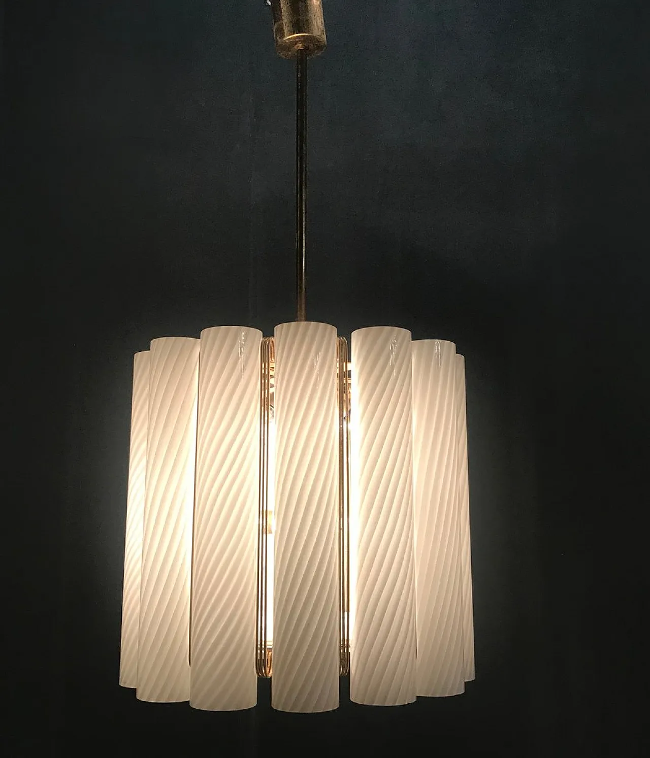 Lampadario in vetro di Murano di Paolo Venini per Murano, anni '60 3