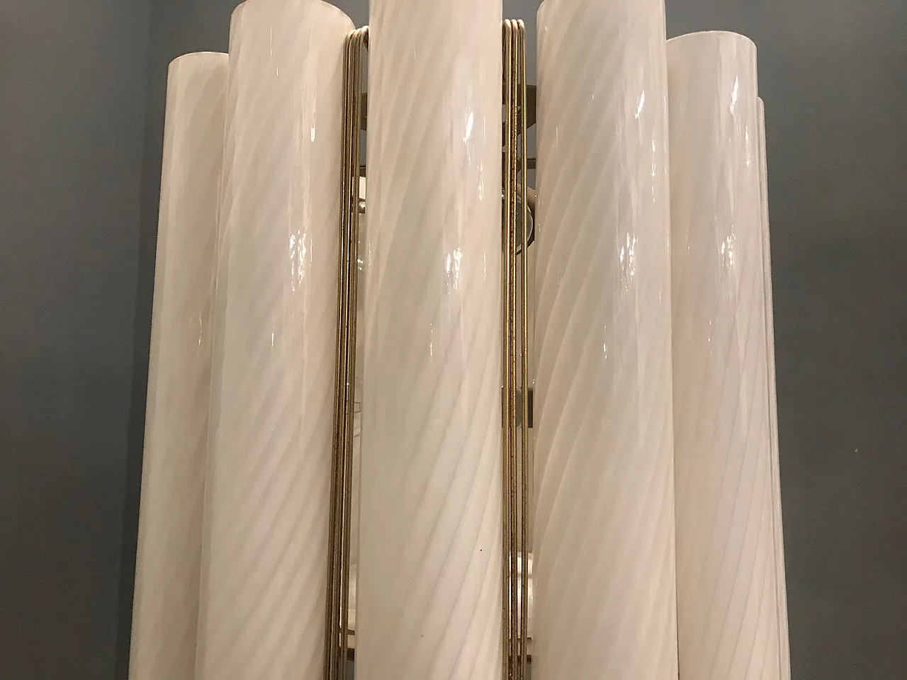 Lampadario in vetro di Murano di Paolo Venini per Murano, anni '60 4