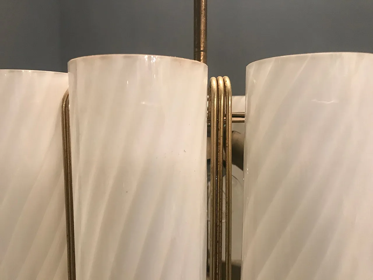 Lampadario in vetro di Murano di Paolo Venini per Murano, anni '60 5