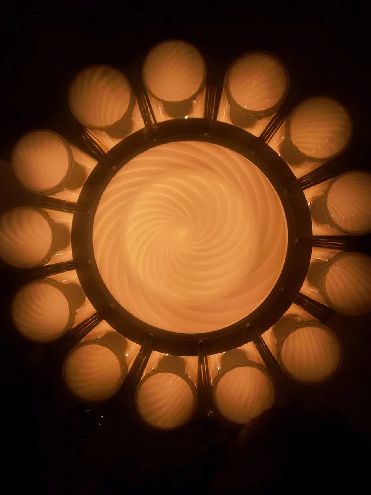 Lampadario in vetro di Murano di Paolo Venini per Murano, anni '60 10