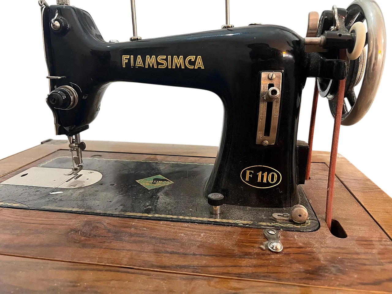 Fiamsimca F110 pedal sewing machine, 1960s 12