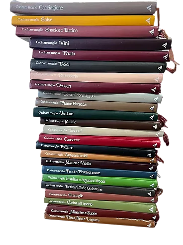 24 volumes of Cooking better than Ermanno Conti, 1980s