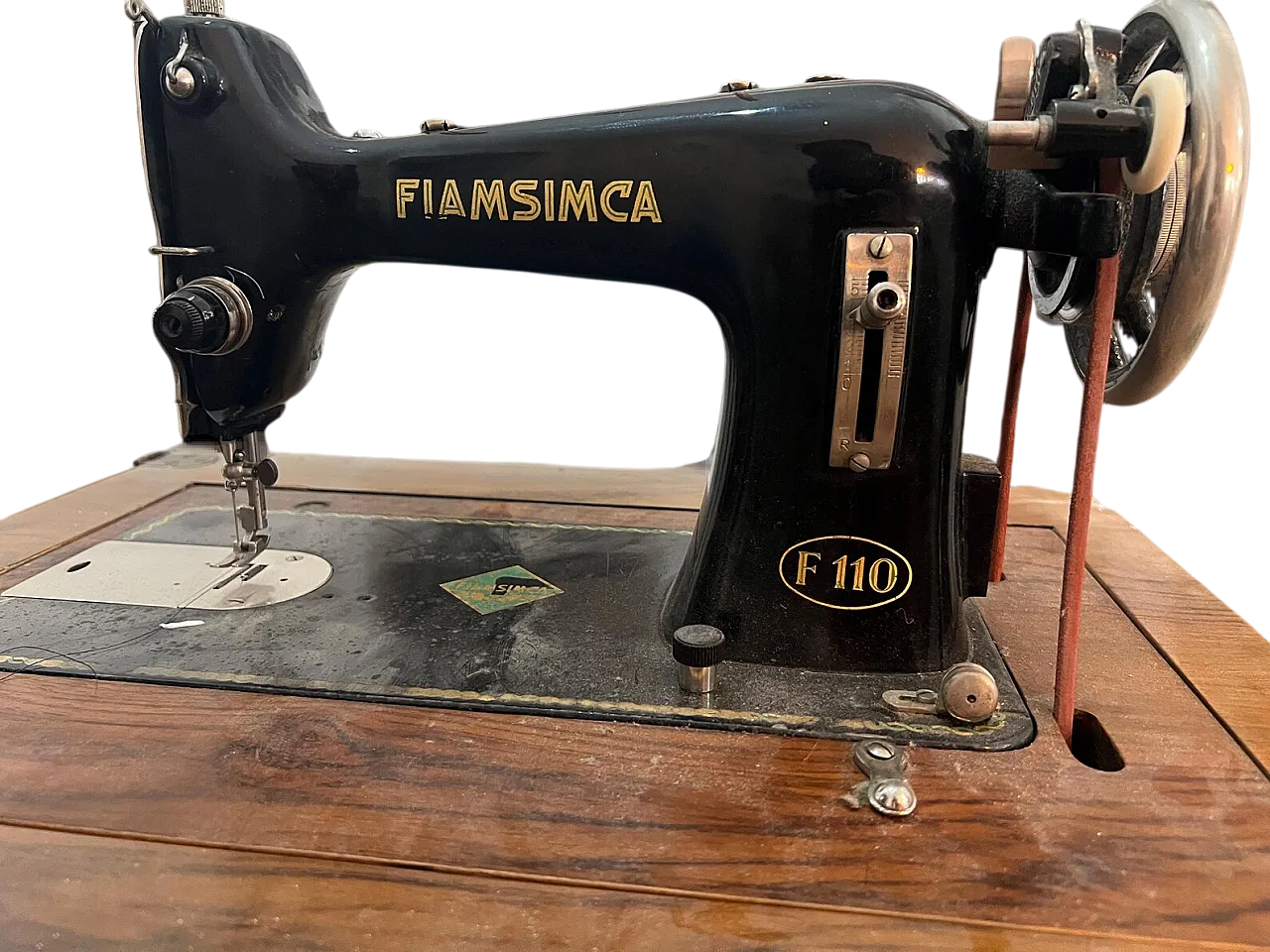Fiamsimca F110 pedal sewing machine, 1960s 14
