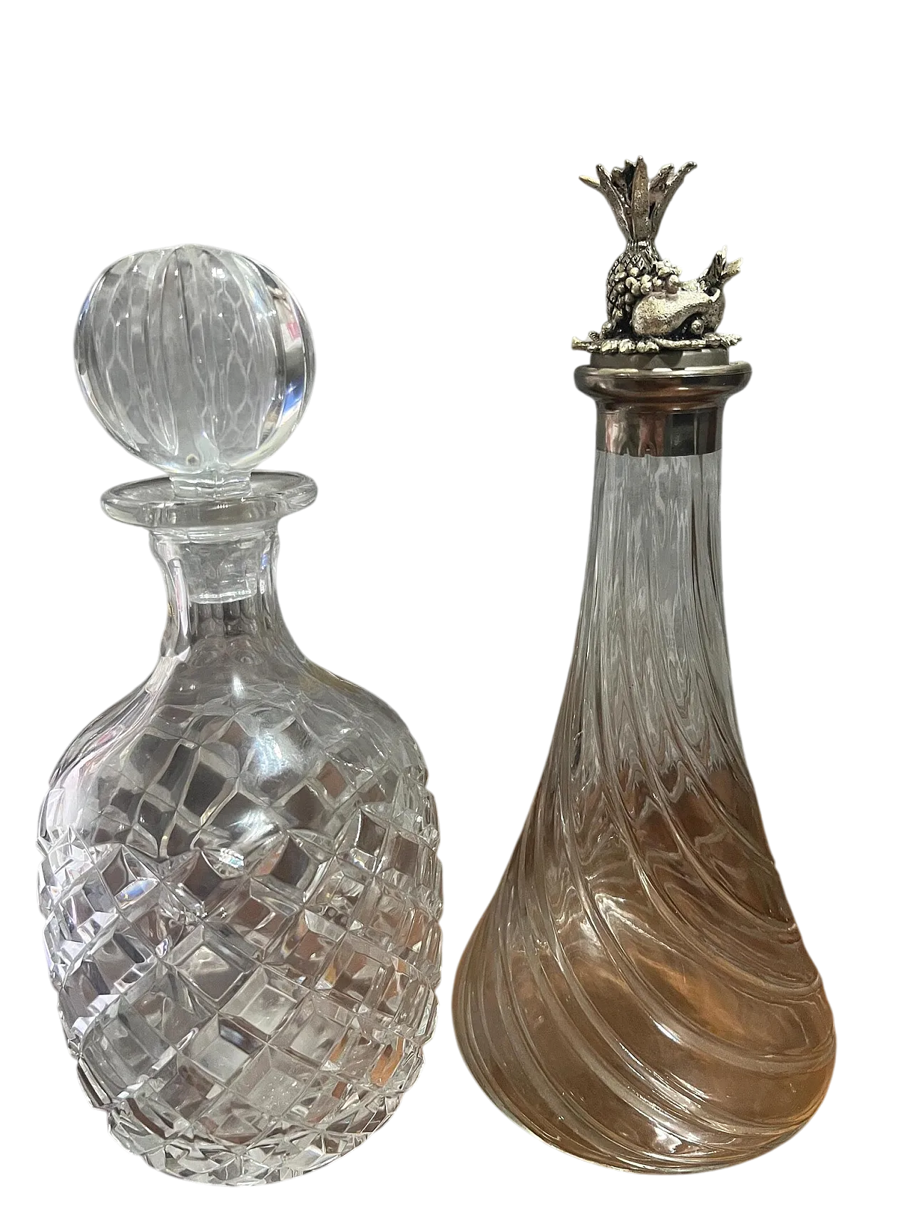 Pair of crystal jugs, 1990s 8