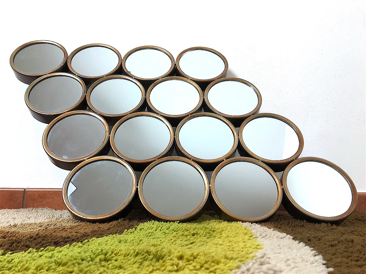 Specchio da parete, anni '80 4