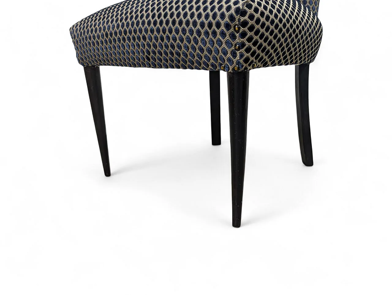 Armchair covered in velvet, 2000s 5