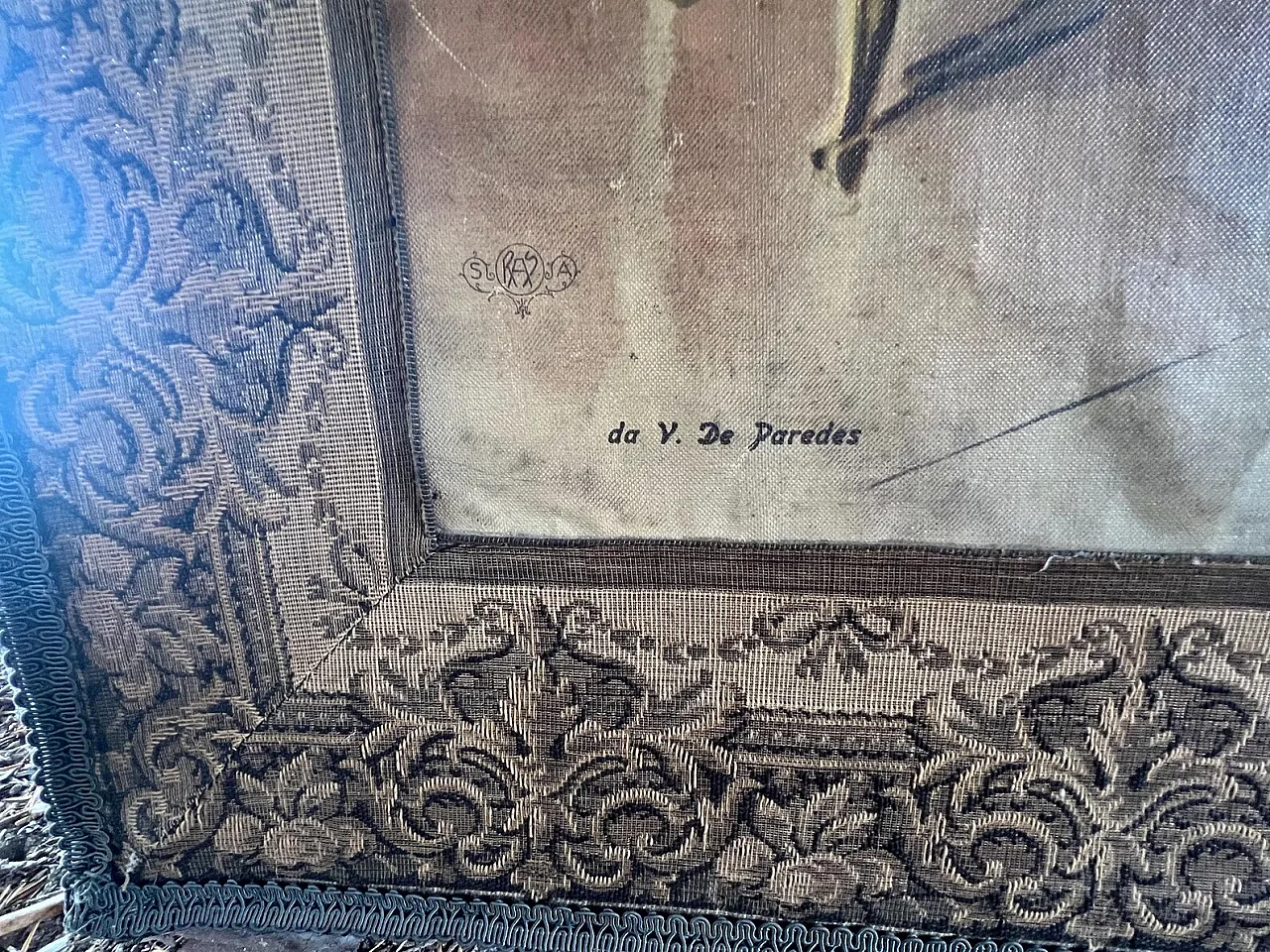 The visit to the artist's studio in V. de Parades, 19th century 5