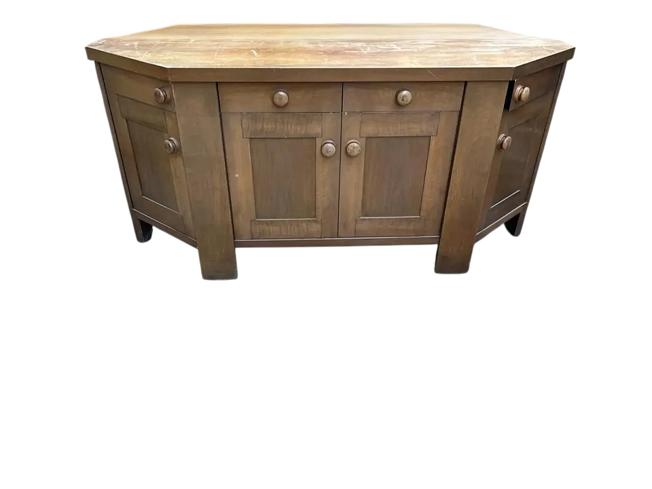 Walnut sideboard by Silvio Coppola for Bernini, late 20th century 9