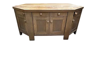 Walnut sideboard by Silvio Coppola for Bernini, late 20th century