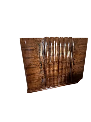 Armadio Art Deco in noce, anni '30