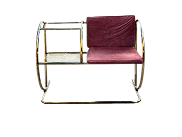 Panca in ottone, anni '60