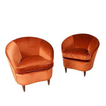 Coppia di poltrone Home and Garden di Gio Ponti, anni '50