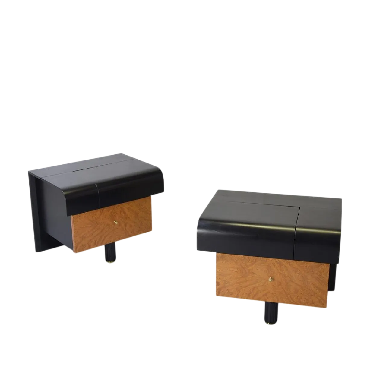 Pair of nightstands by Pierre Cardin, 1980s 13