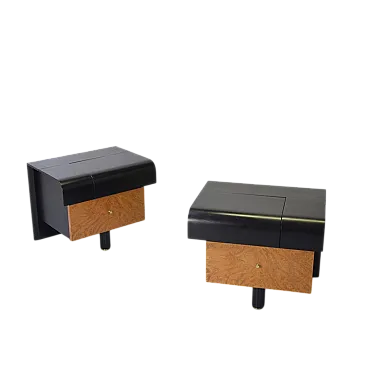 Pair of nightstands by Pierre Cardin, 1980s