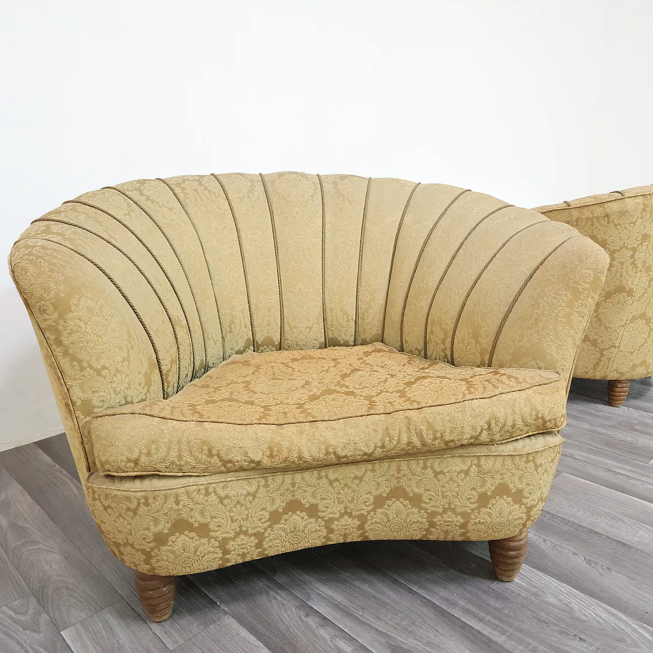 Pair of armchairs designed by Gio Ponti for Casa e Giardino, 1950s 15