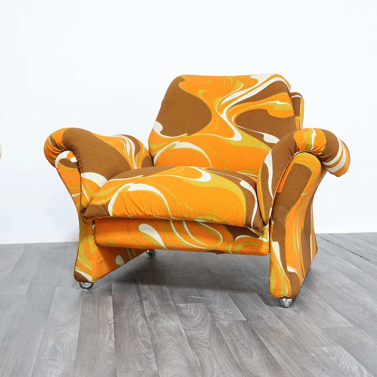 Coppia poltrone Ionica di Guarnacci Padovano Vagnoni per 1P, anni '70 2