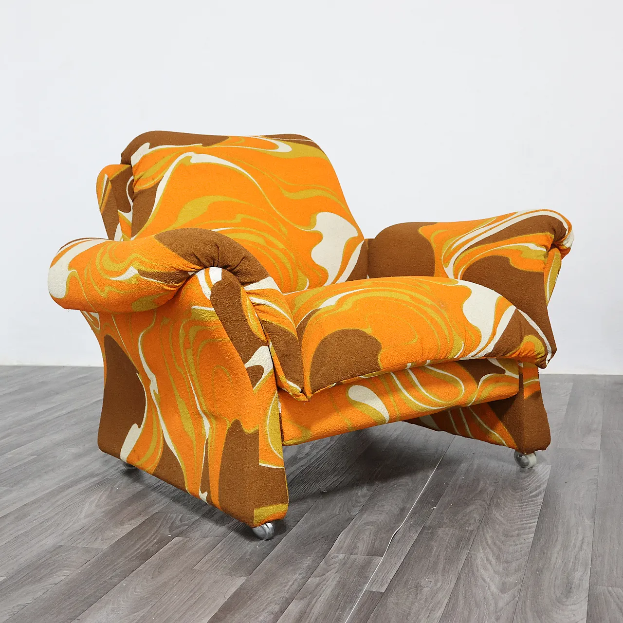 Coppia poltrone Ionica di Guarnacci Padovano Vagnoni per 1P, anni '70 3