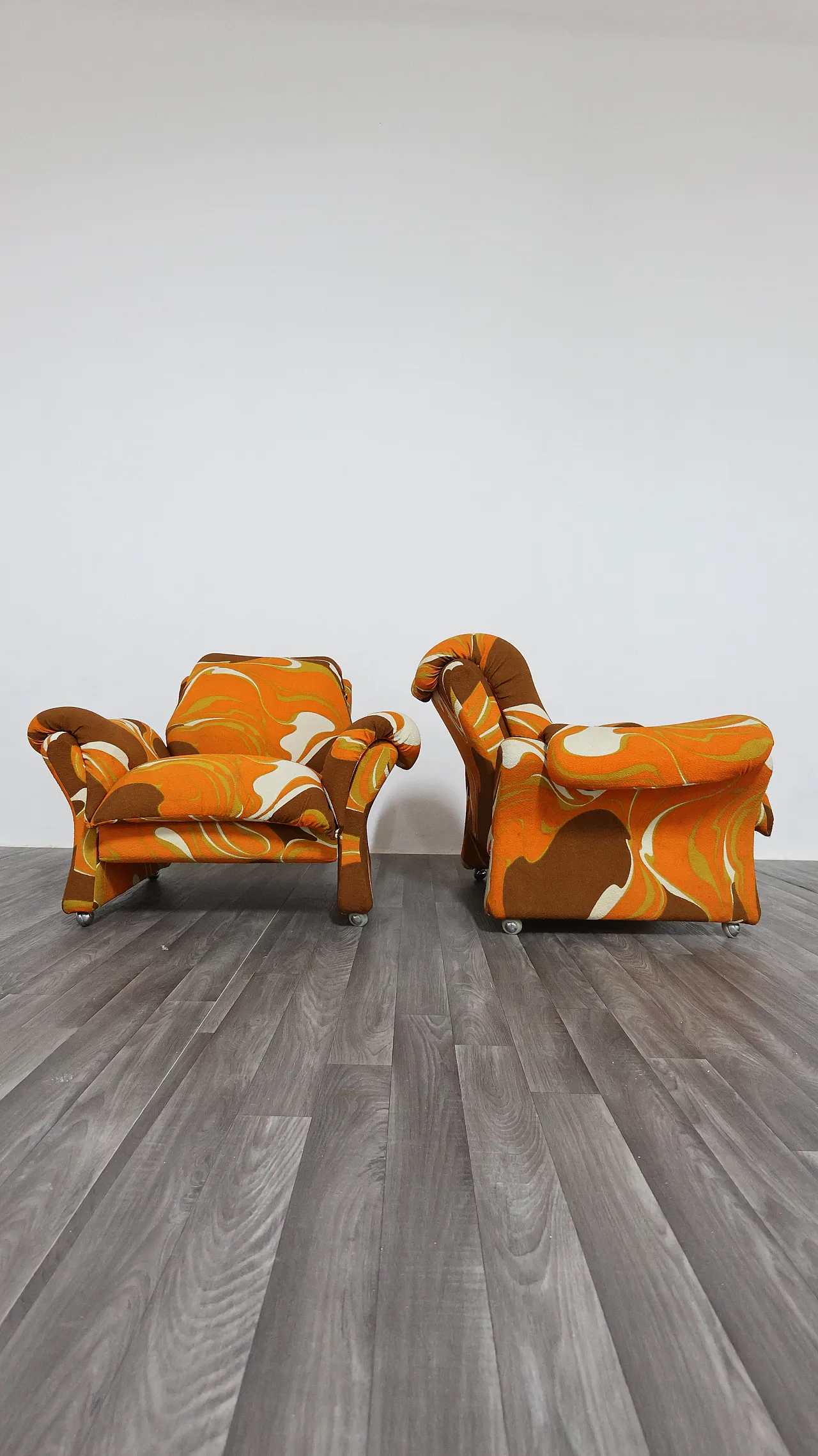 Coppia poltrone Ionica di Guarnacci Padovano Vagnoni per 1P, anni '70 15