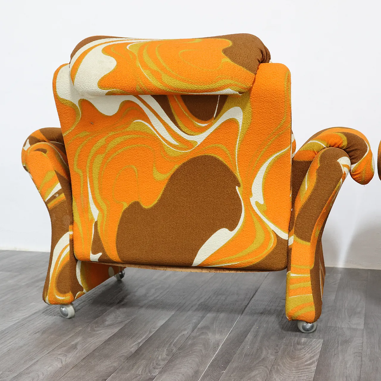 Coppia poltrone Ionica di Guarnacci Padovano Vagnoni per 1P, anni '70 16