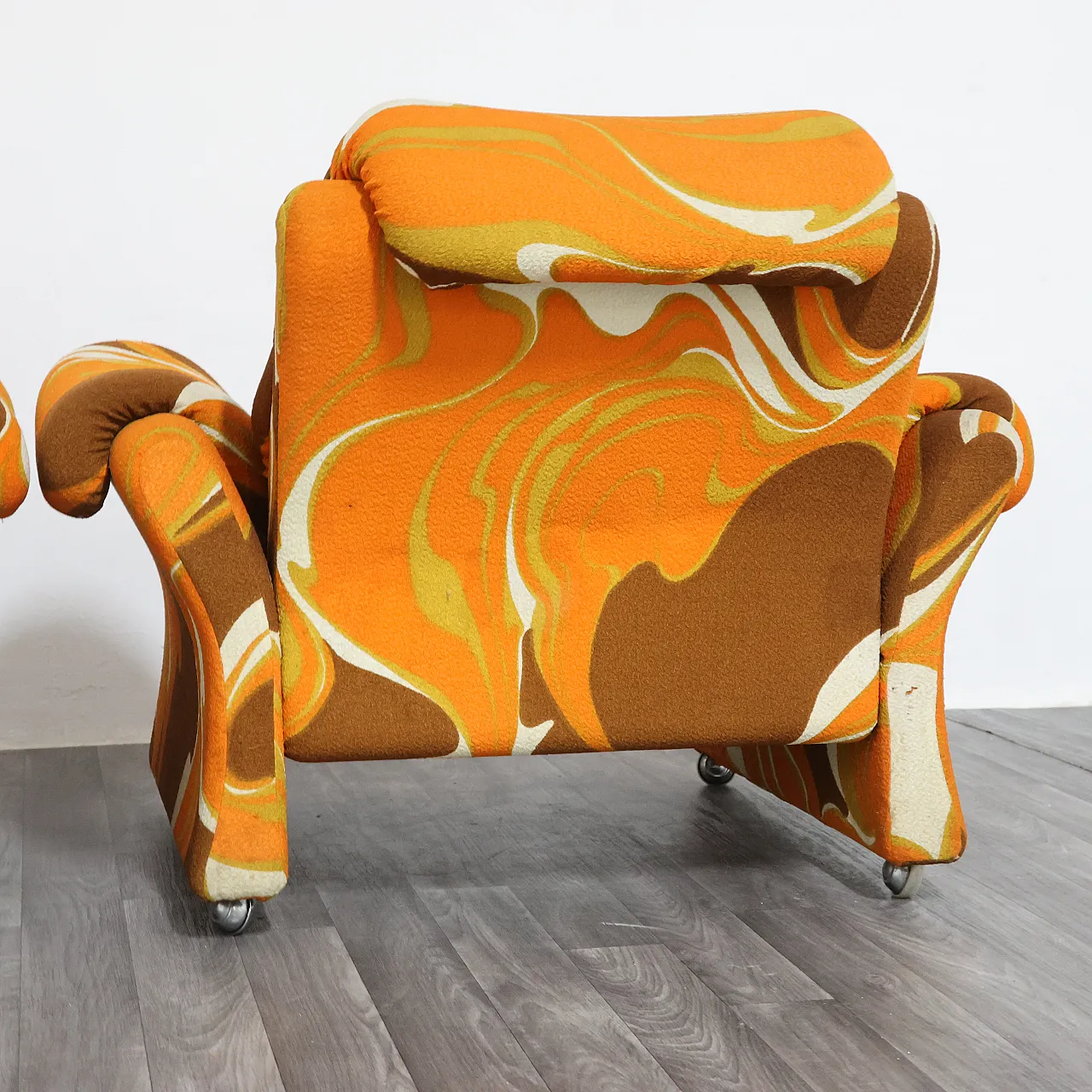 Coppia poltrone Ionica di Guarnacci Padovano Vagnoni per 1P, anni '70 17