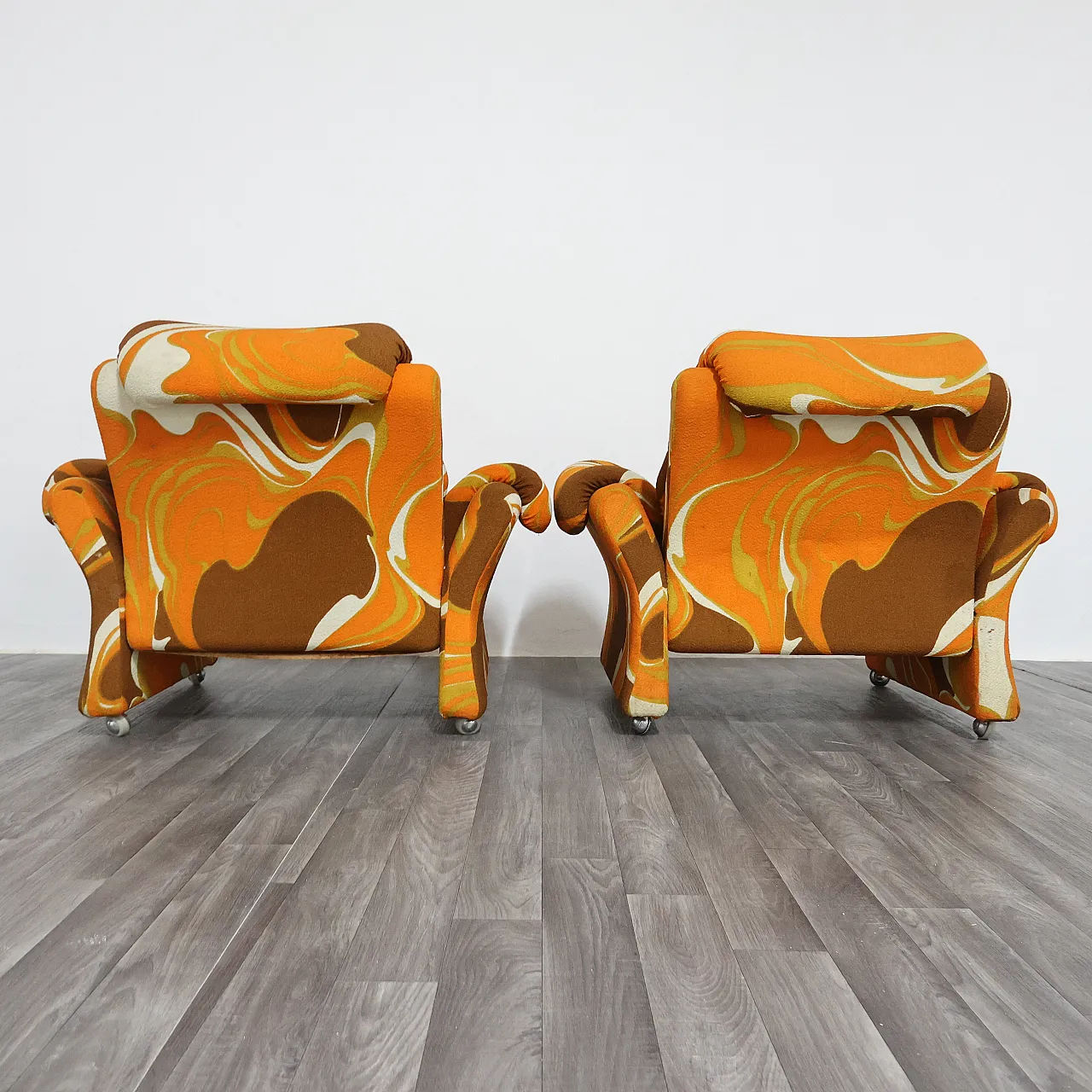 Coppia poltrone Ionica di Guarnacci Padovano Vagnoni per 1P, anni '70 19