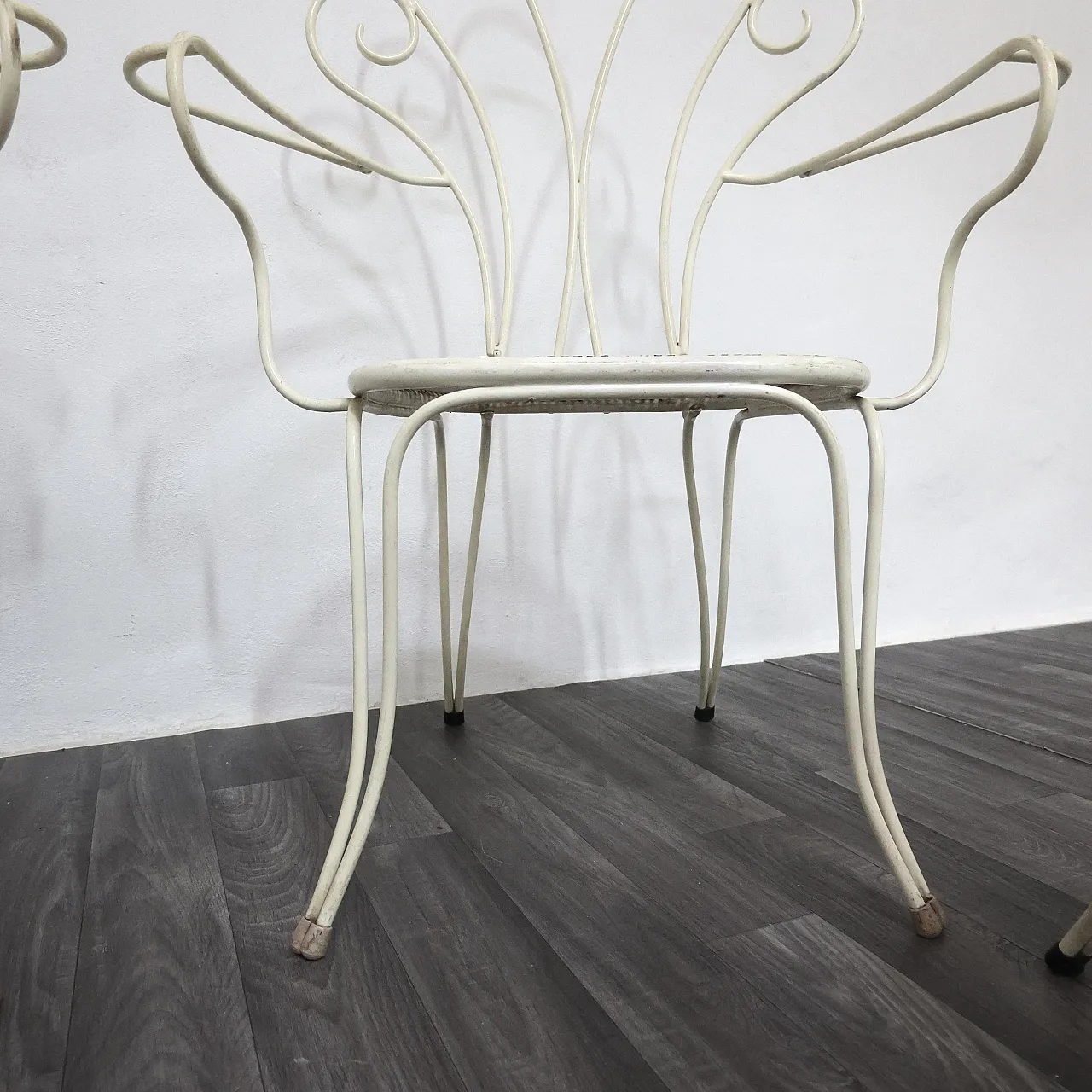 4 garden chairs by Lio Carminati, 1950s 5