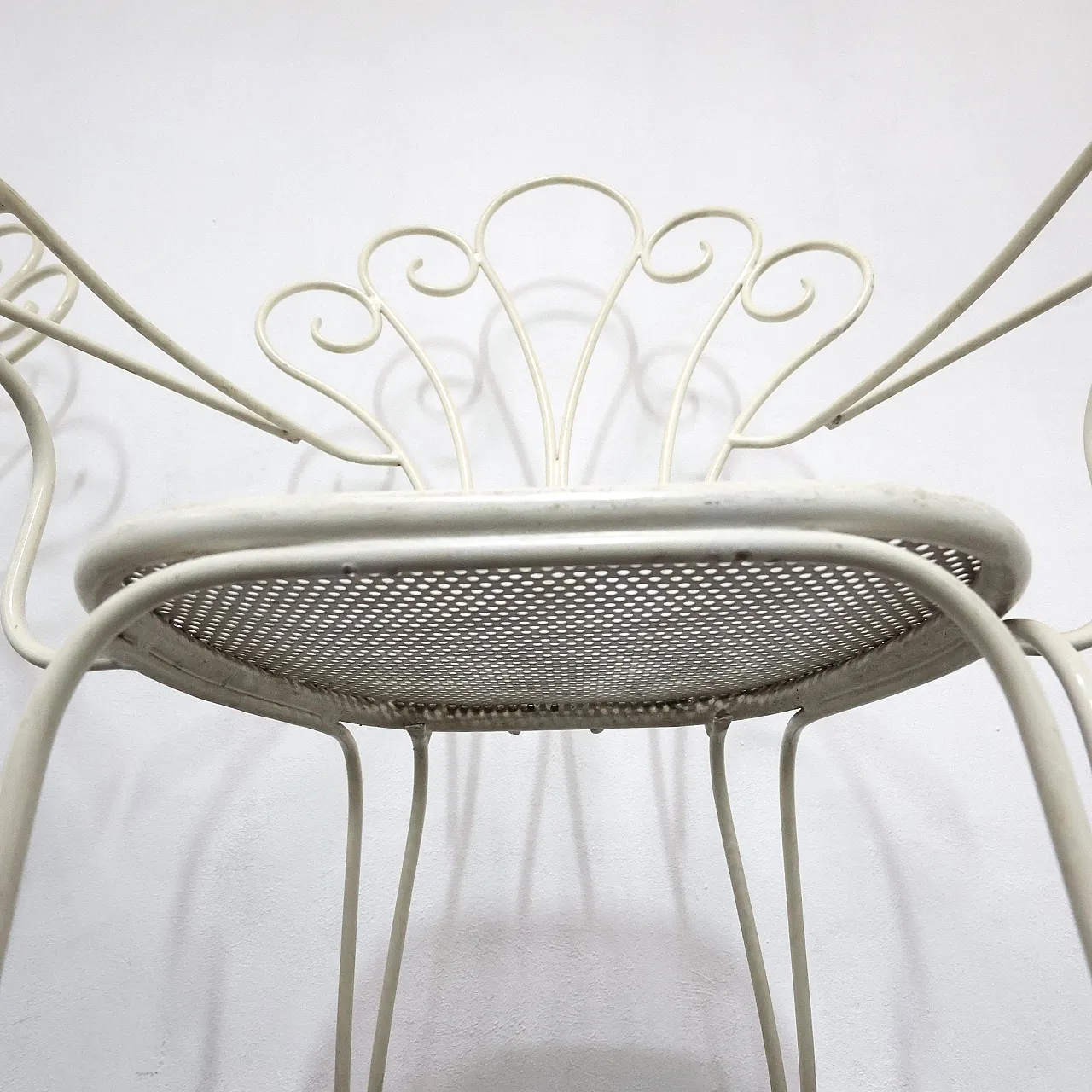 4 garden chairs by Lio Carminati, 1950s 15