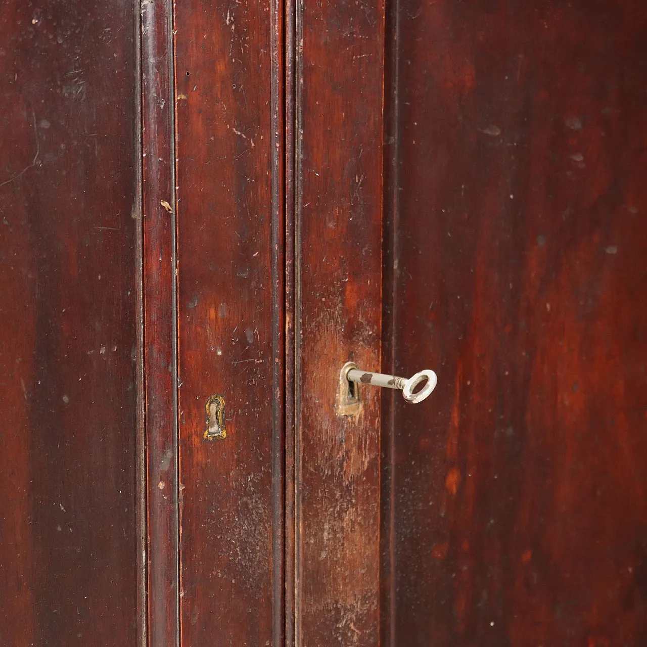 Credenza arrotondata in noce e pioppo, metà '800 5