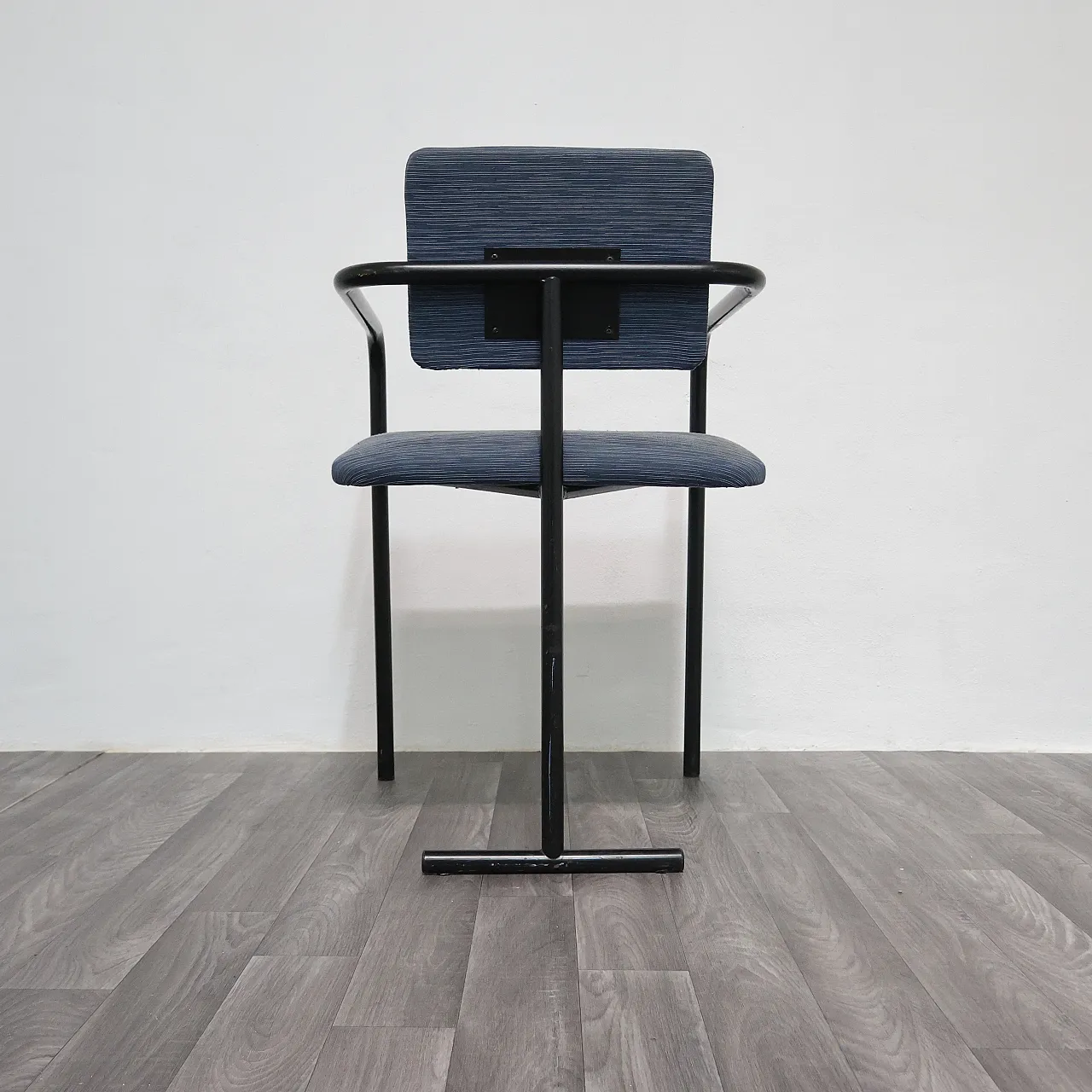 Postmodern minimalist armchair, 1980s 8