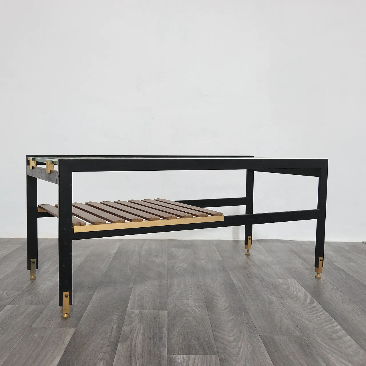 Wooden coffee table, Sant'Ambrogio & De Berti, 1960s 2